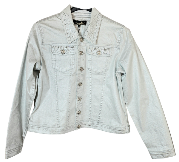 POMPÖÖS Original - Jacke silber, Gr.40/42, 2x verfügbar
