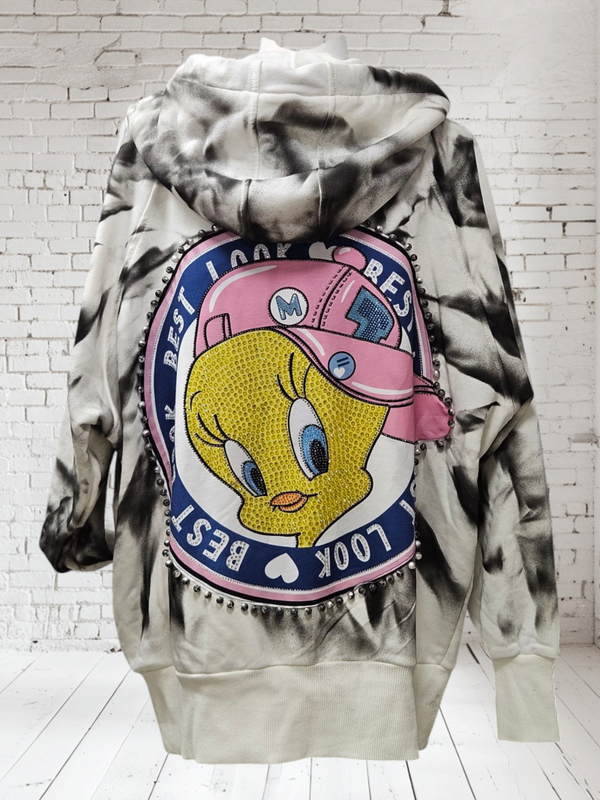 Kapuzenjacke "Tweety" Onesize bis 44