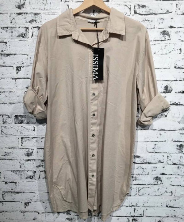 Bluse langarm beige, Gr. 38 - 42/44 - 1x verfügbar