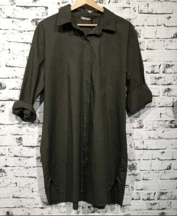 Bluse langarm militär-grün, Gr. 38 - 42/44 - 1x verfügbar