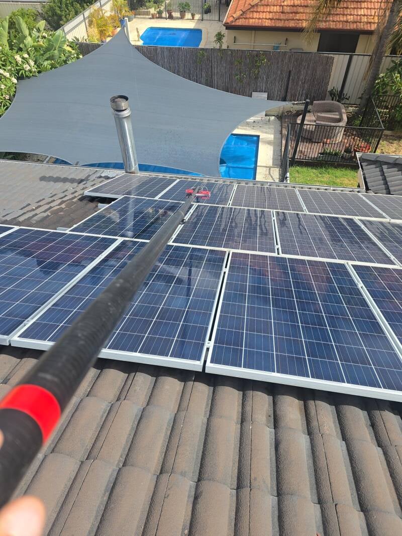 Residential Solar Panel Cleaning