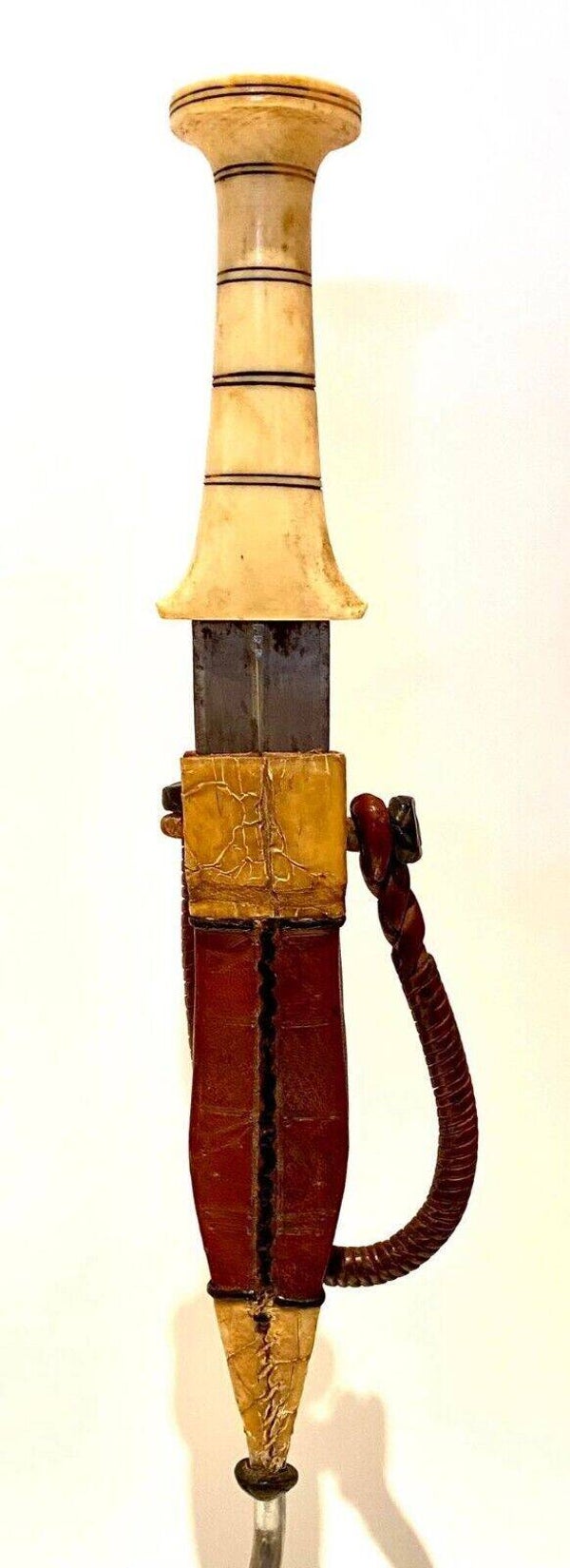 ANTIQUES SUDANESE FUR North West ZANDE AFRICAN Sudan Darfur dagger ca 1900