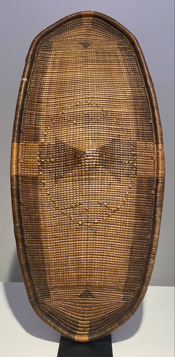 19th century CONGO African shield Zande Sultanate of Djabbir Bandia Nsakara 1880