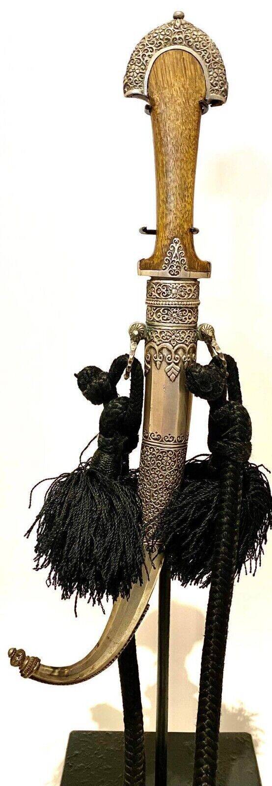 激レア　harpejji k24 19th century antique Moroccan dagger KHANJAR KOUMMIYA KOUMMYA