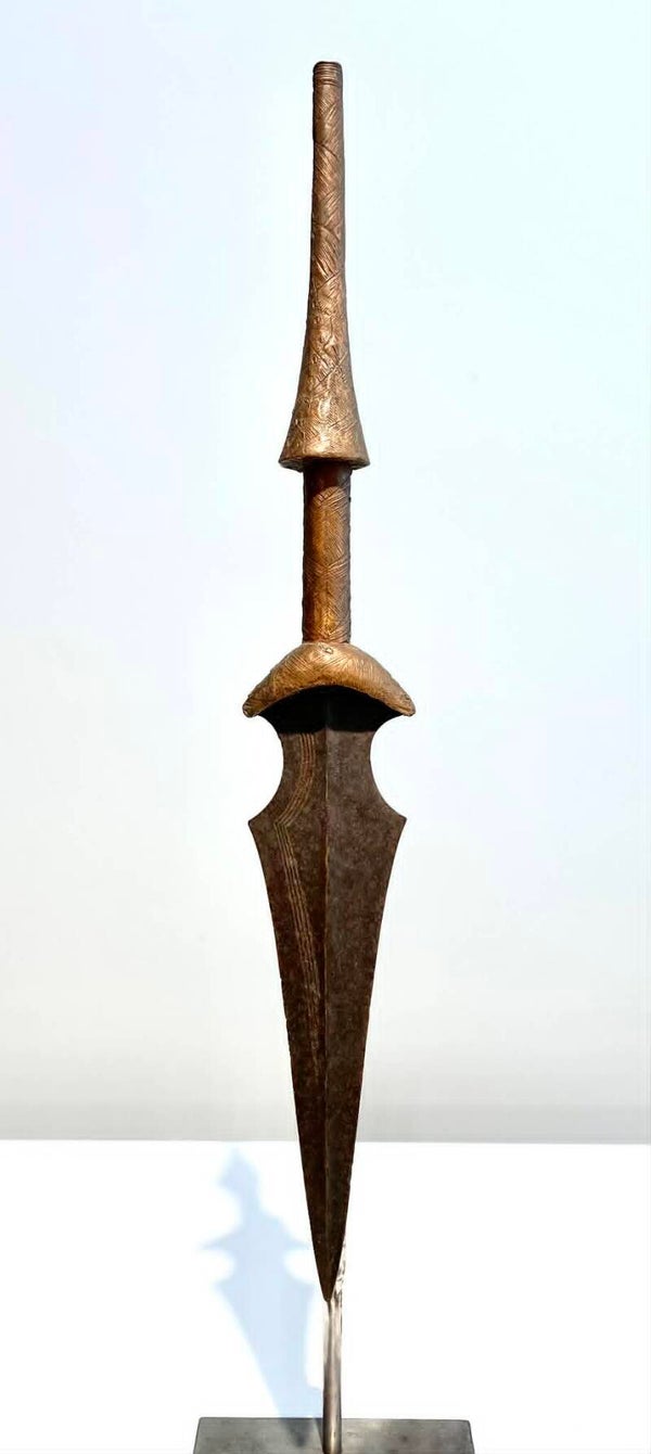 Exceptional Antique Knife From The Tetela Tribe Congo, Africa - Ca. 1880-1900 - African Art