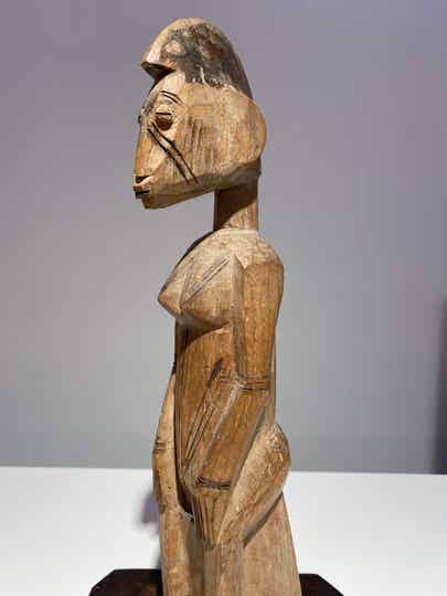 Rare antique female Kurumba statue Marka Malinke Mali Burkina Faso African Art