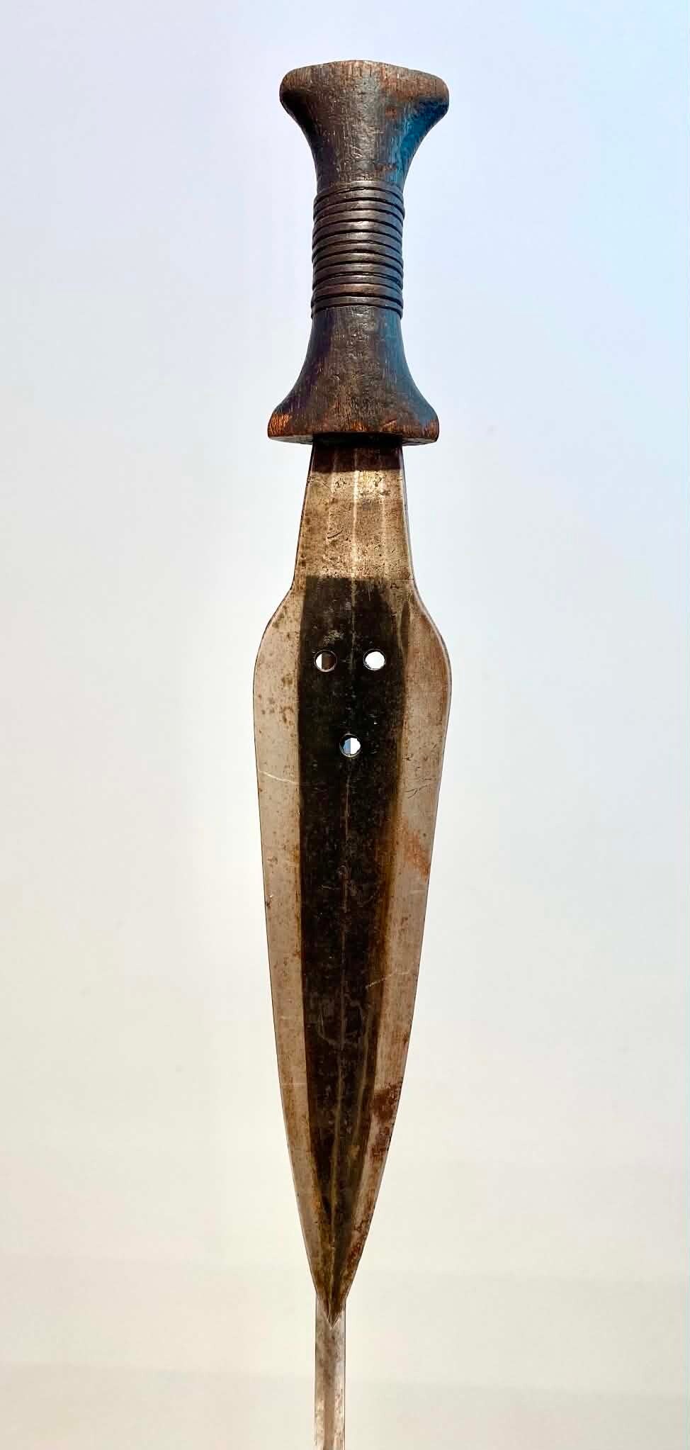 Old And Exceptional Knife From The Mangbetu / Zande Tribe Dr Congo Uele - Africa - Ca 1900