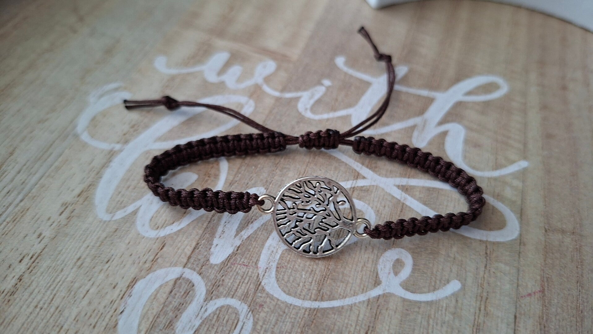 Armband dunkebraun Lebensbaum