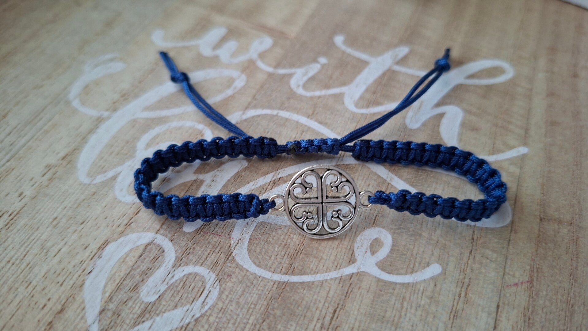 Armband dunkelblau Boho