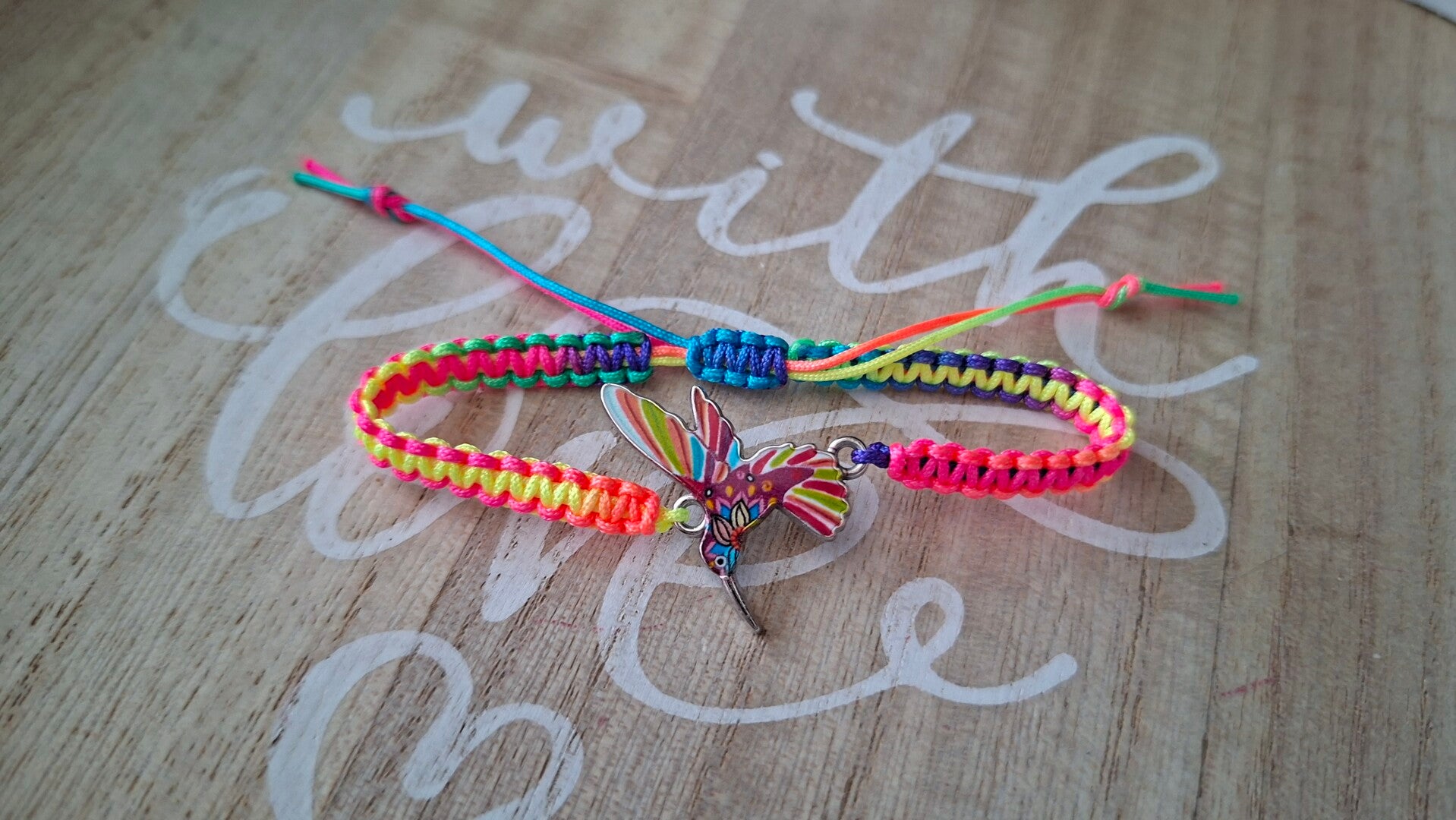 Armband Kolibri bunt