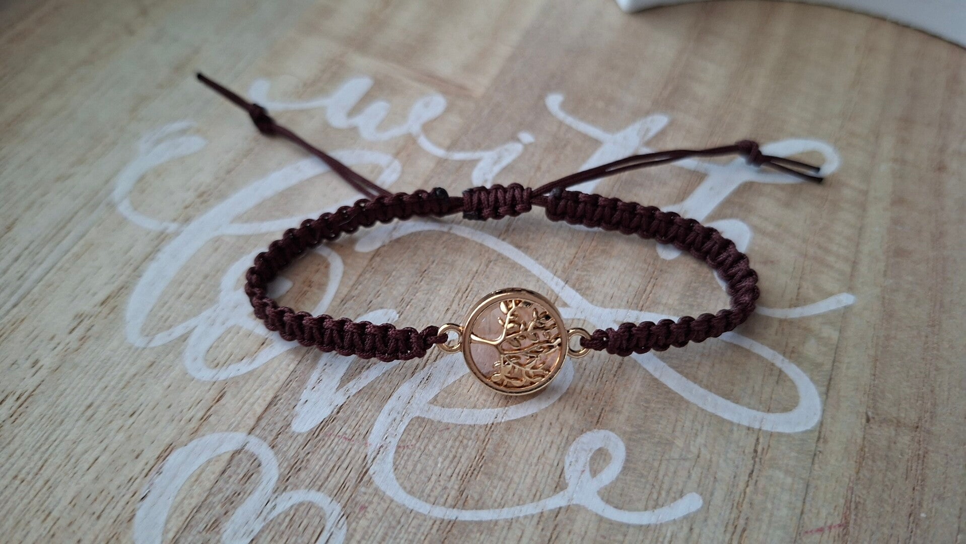 Armband braun Lebensbaum