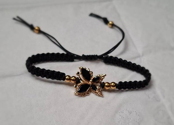 Armband Schmetterling schwarz