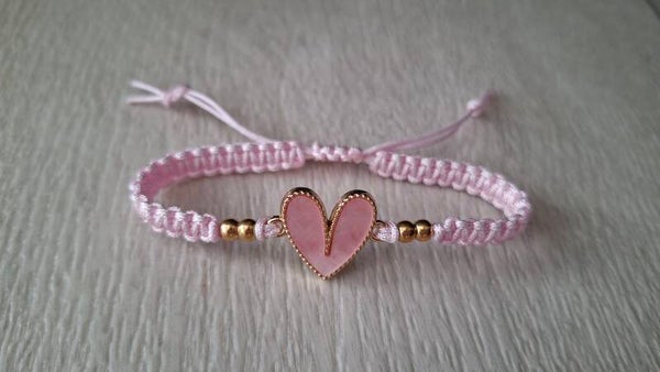 Armband Herz rosa