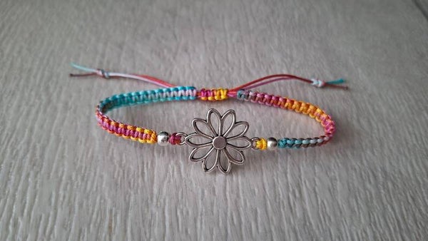 Armband Blume bunt