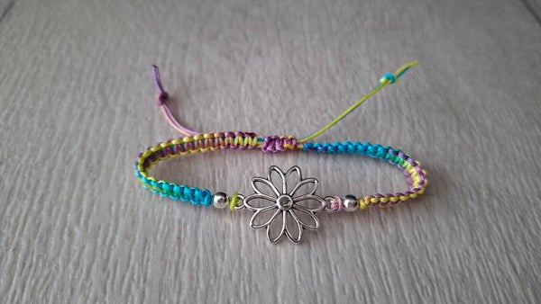 Armband Blume bunt