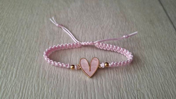 Armband Herz rosa