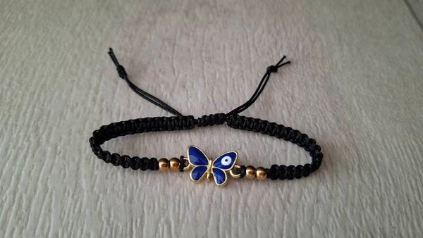 Armband Schmetterling schwarz