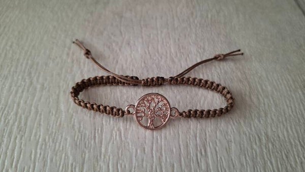 Armband Lebensbaum braun