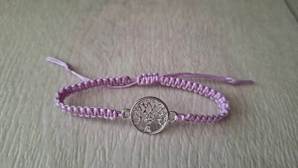 Armband Lebensbaum lila