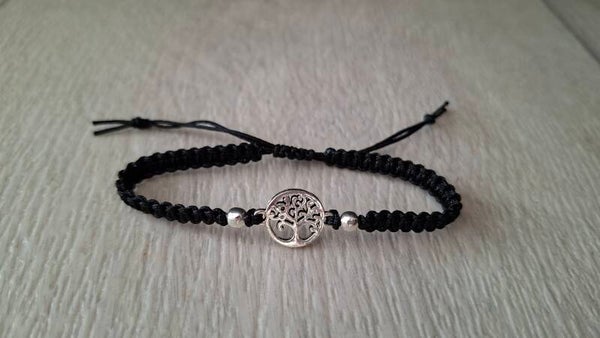 Armband Lebensbaum schwarz