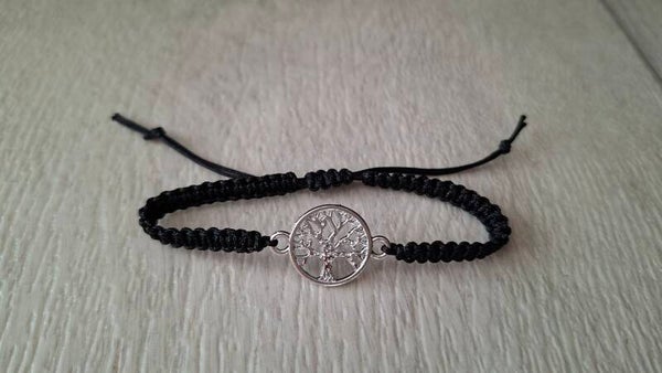 Armband Lebensbaum schwarz