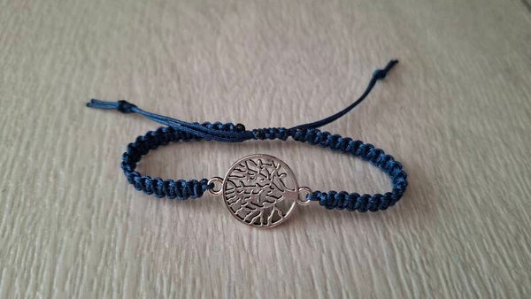 Armband Lebensbaum blau