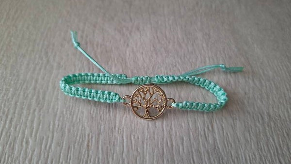 Armband Lebensbaum türkis