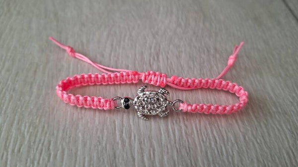 Armband Schildkröte rosa
