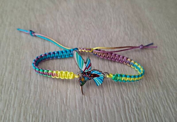 Armband Kolibri bunt