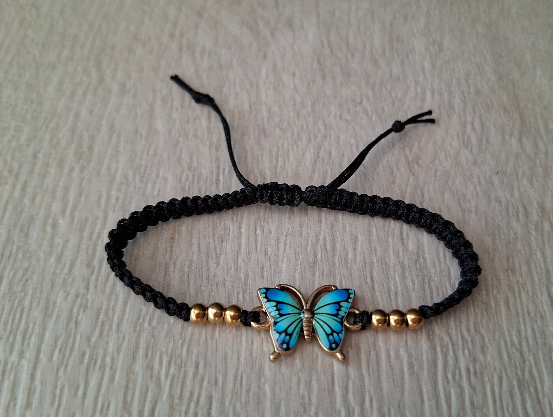 Armband Schmetterling schwarz