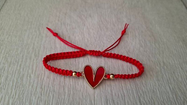 Armband Herz rot