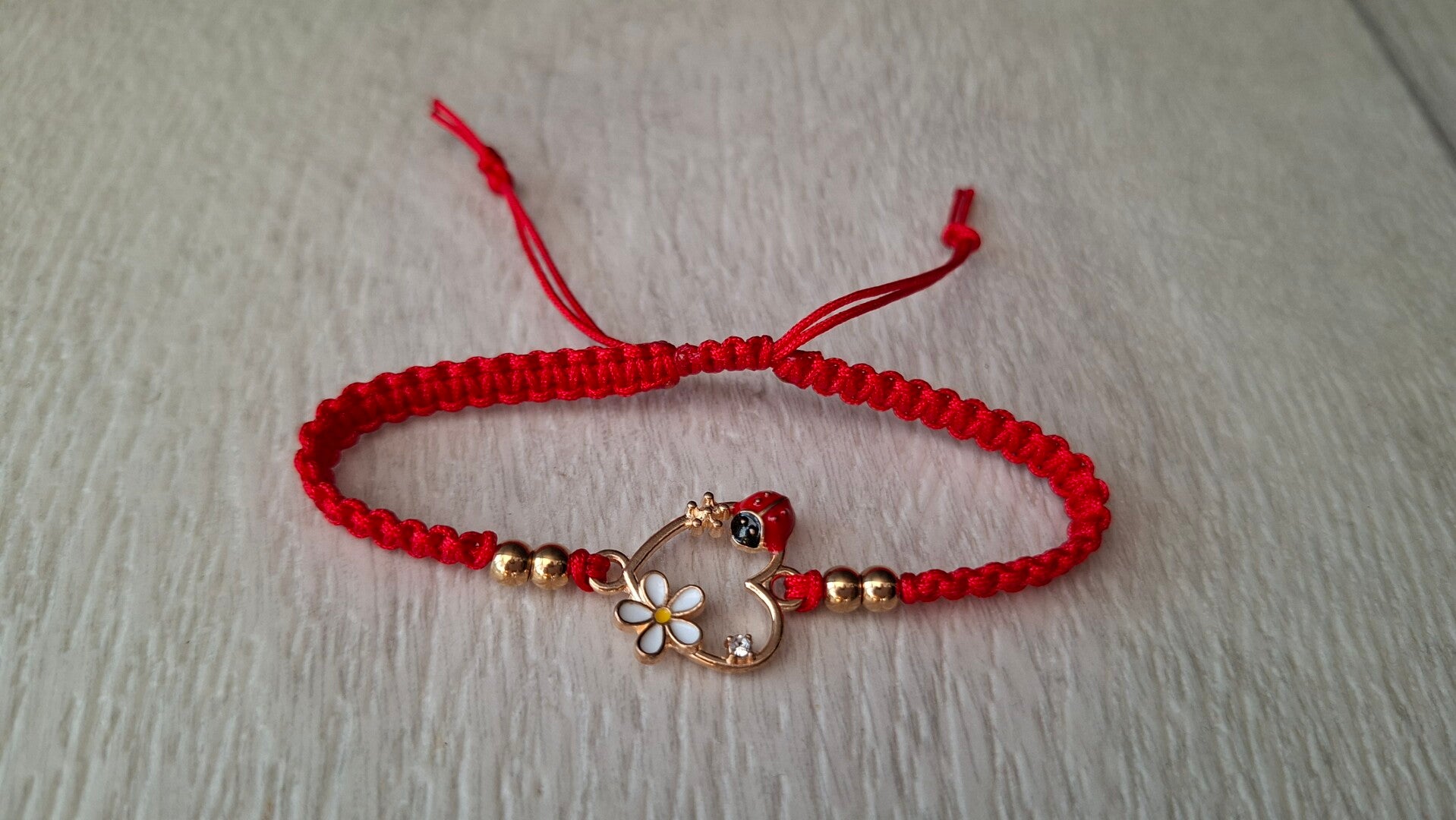 Glücksarmband rot