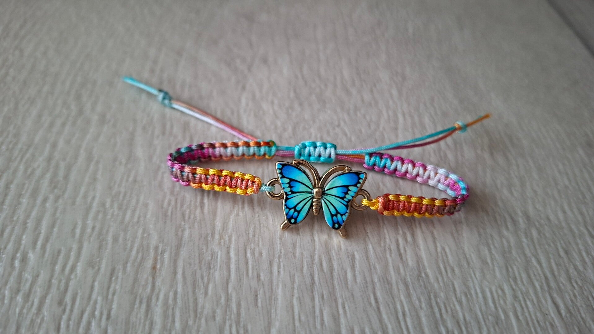 Armband Schmetterling bunt