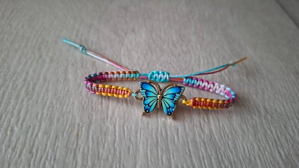 Armband Schmetterling bunt