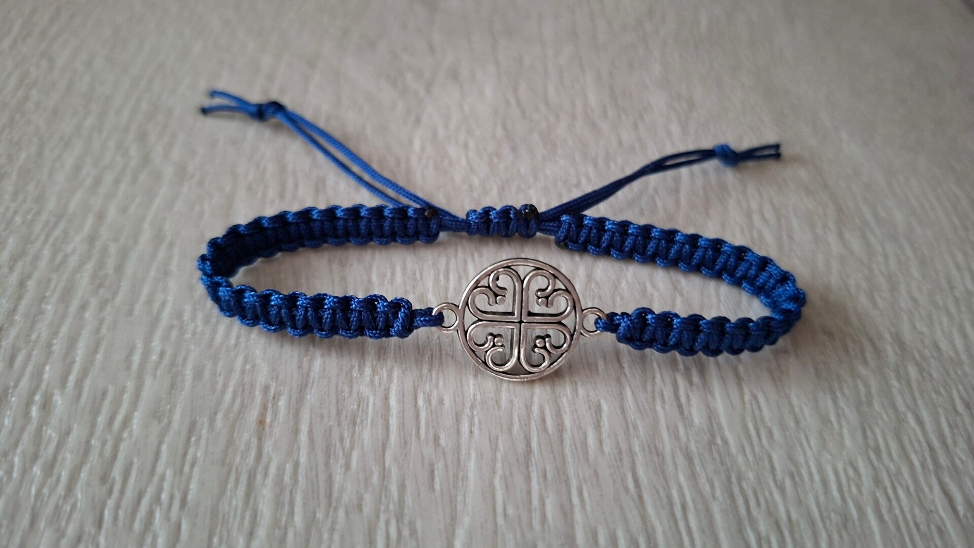 Armband Boho blau