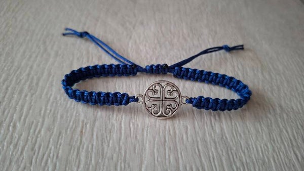 Armband Boho blau