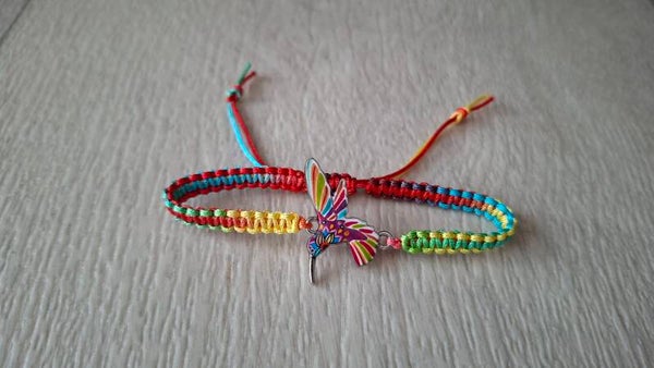 Armband Kolibri bunt
