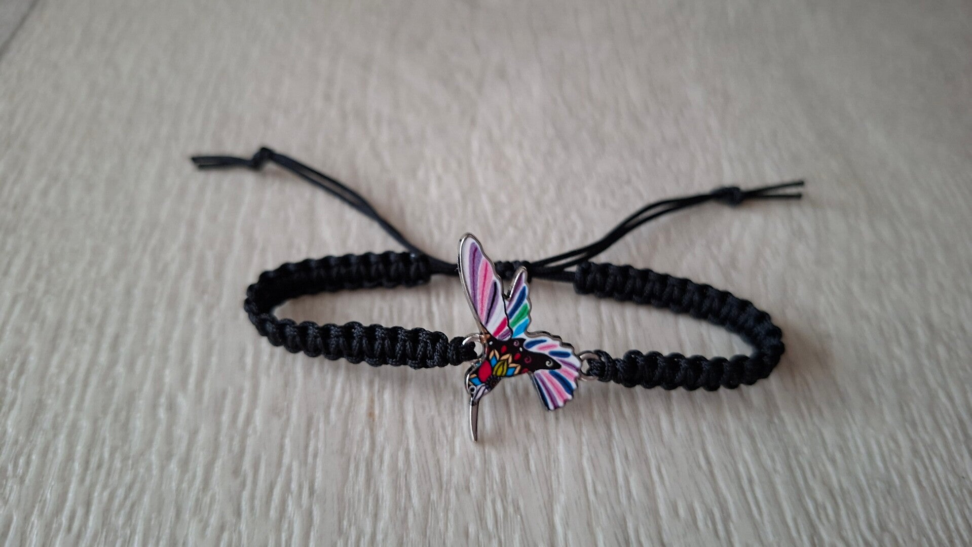 Armband Kolibri schwarz