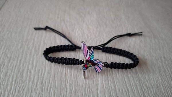 Armband Kolibri schwarz