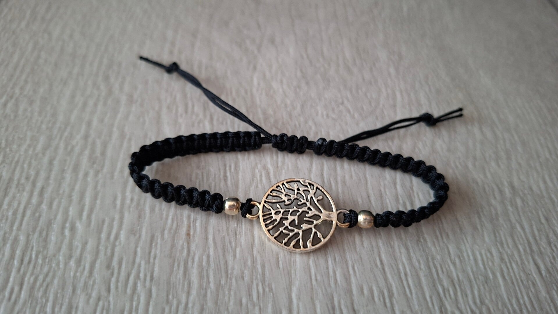 Armband Lebensbaum schwarz