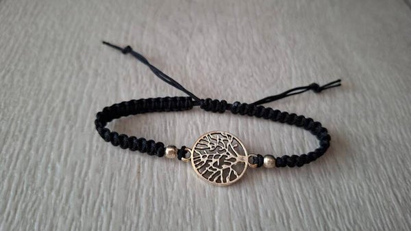 Armband Lebensbaum schwarz