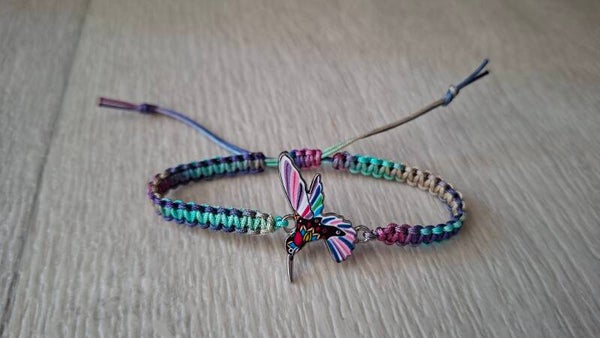 Armband Kolibri bunt