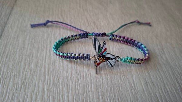 Armband Kolibri bunt