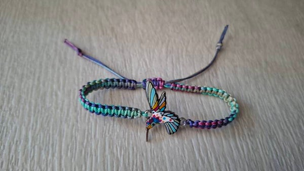 Armband Kolibri bunt