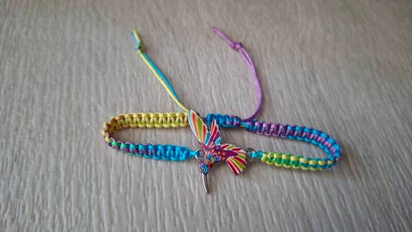 Armband Kolibri bunt