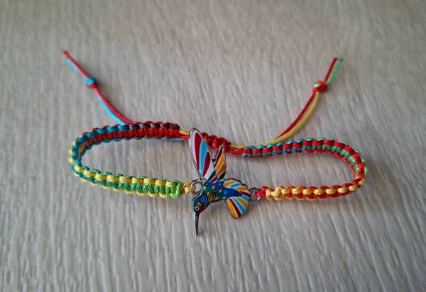 Armband Kolibri bunt