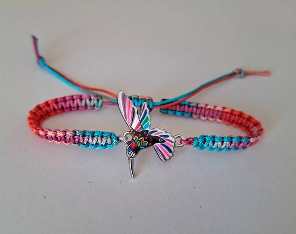 Armband Kolibri bunt