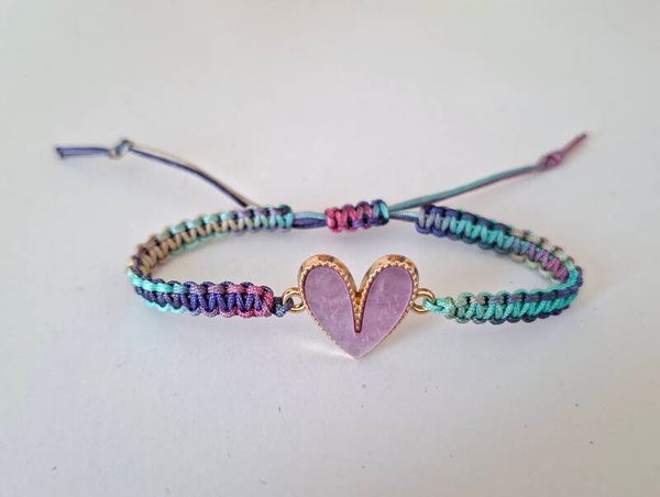 Armband Herz bunt