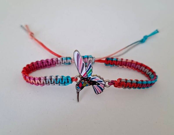 Armband Kolibri bunt