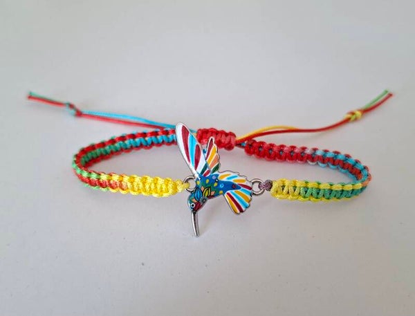 Armband Kolibri bunt